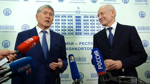 Р.Хамитов рассказал А.Атамбаеву об экономических возможностях Башкирии и Кыргызстана &mdash; Tazabek