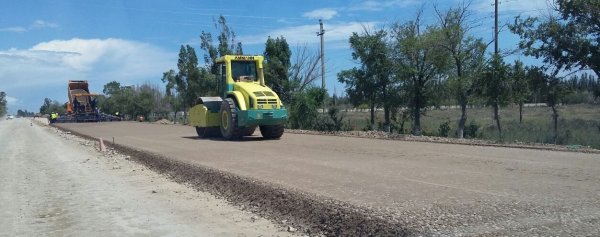Фото &mdash; Ход реконструкции участка автодороги Балыкчы&mdash;Корумду &mdash; Tazabek