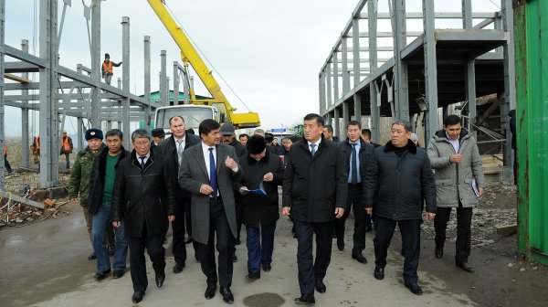 Фото &mdash; Ход строительства и реконструкции КПП Токмок&mdash;Автодорожный и Кен-Булун&mdash;Автодорожный &mdash; Tazabek