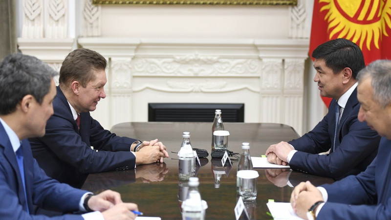 PR: &laquo;Газпром&raquo; обеспечивает бесперебойность поставок газа потребителям Кыргызской Республики &mdash; Tazabek