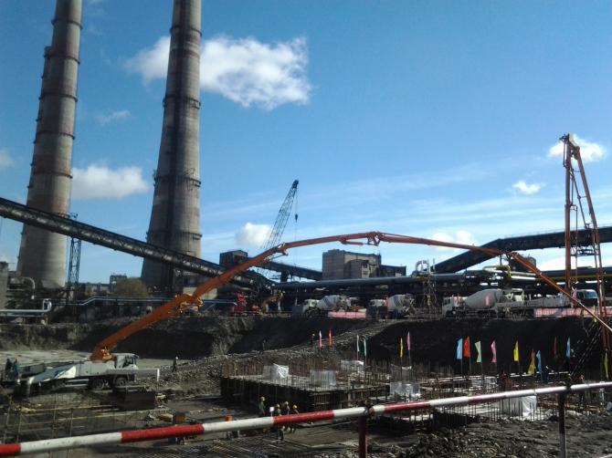 Фоторепортаж &mdash; На ТЭЦ Бишкека заложили капсулу по началу строительства энергоблоков по проекту модернизации &mdash; Tazabek