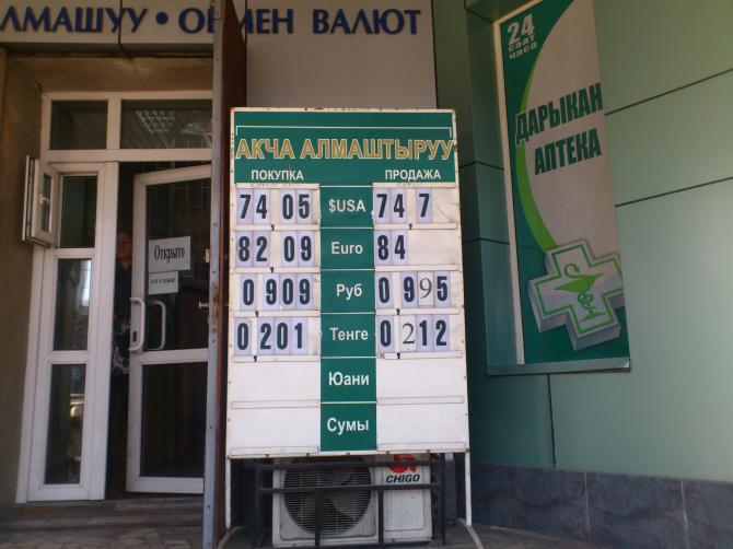 Фоторепортаж — Рыночный курс валют, доллар продолжает терять позиции — Tazabek