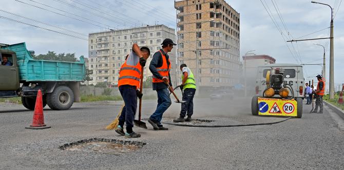 Мэрия Бишкека планирует в 2016 году реабилитацию и реконструкцию межквартальных и внутриквартальных дорог на 97 улицах — Tazabek