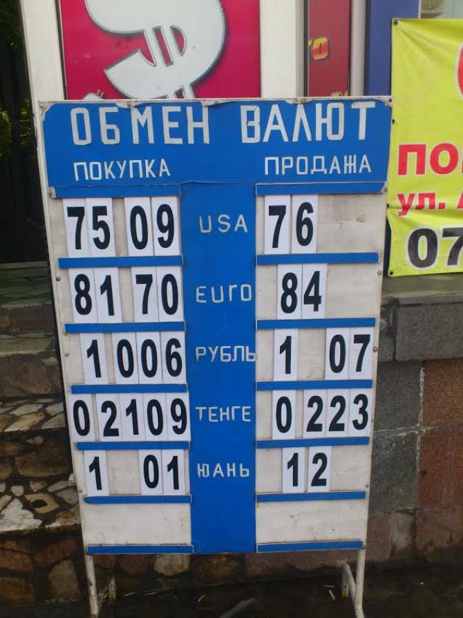 Фоторепортаж &mdash; Рыночный курс валют &mdash; Tazabek
