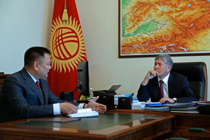 Глава Госгеологии рассказал А.Атамбаеву о планах инвестора по месторождению Джеруй &mdash; Tazabek