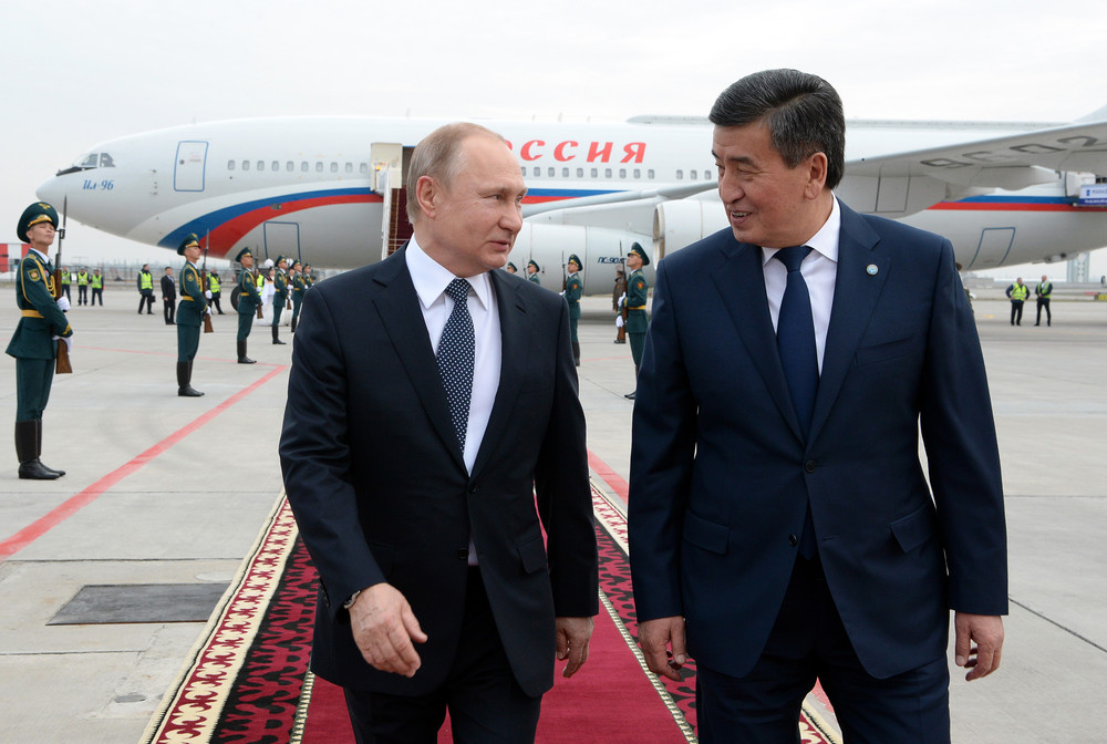 С.Жээнбеков менен В.Путин