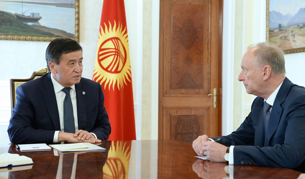 Сооронбай Жээнбеков и Николай Патрушев