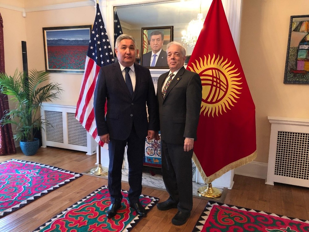 Болот Отунбаев менен Эрик Руденшольд