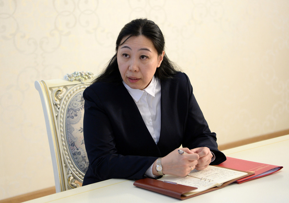 Встреча с послом КР в Китае Канайым Бактыгуловой