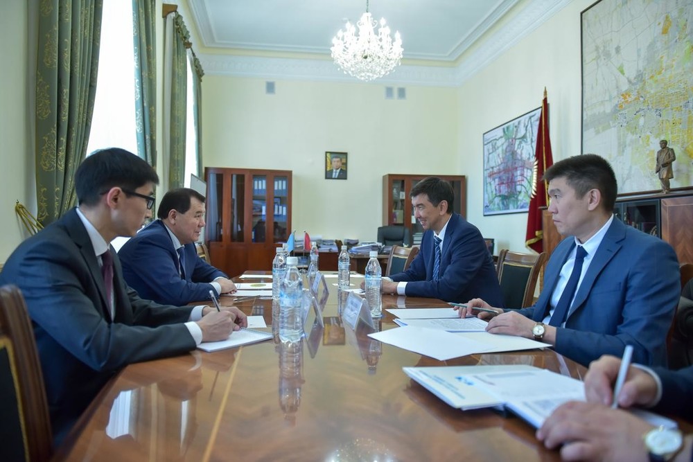 Мэр менен элчинин жолугушуусу