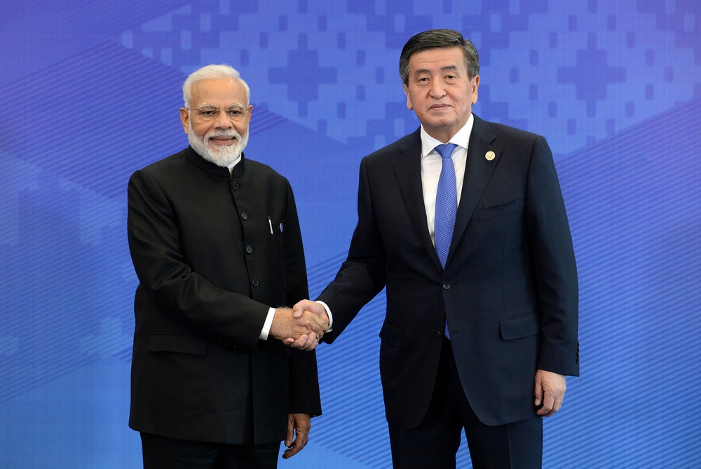 Нарендра Моди и Сооронбай Жээнбеков