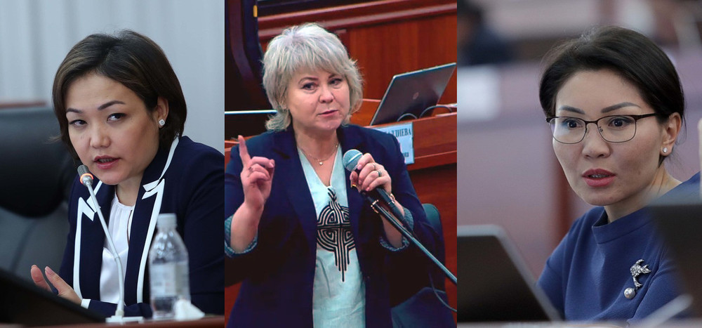 Аида Касымалиева, Ирина Карамушкина, Эльвира Сурабалдиева