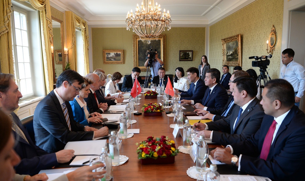 Визит президента С.Жээнбекова в Швейцарию