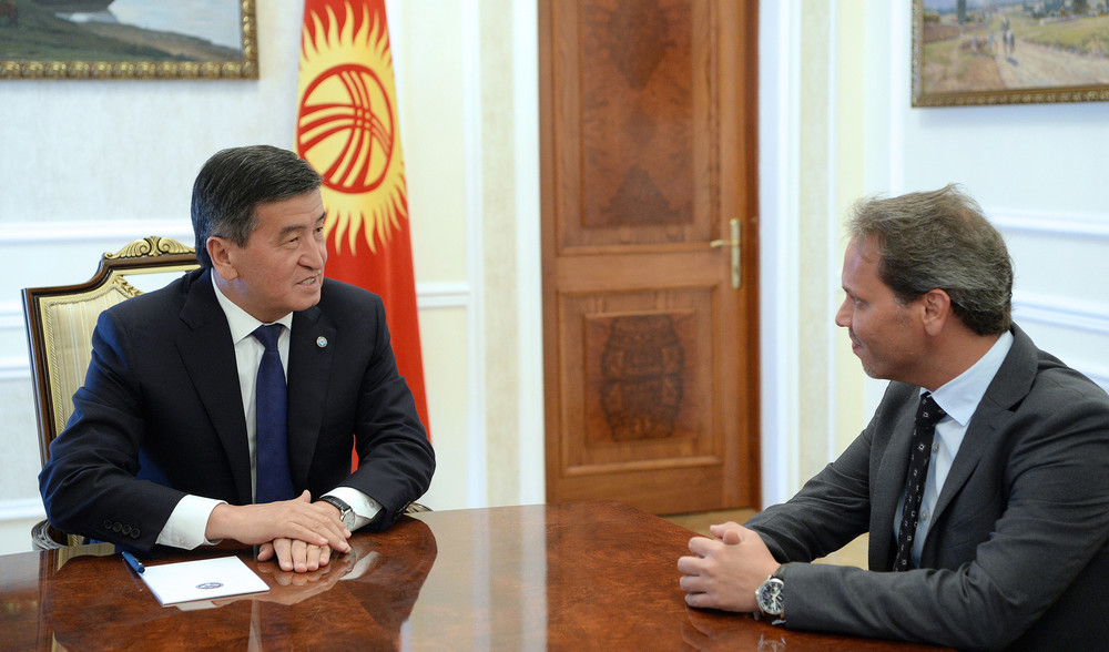 Сооронбай Жээнбеков и Фахер Аль Шаваф