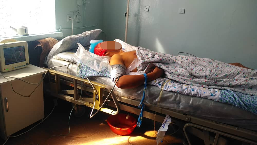 Пострадавший военнослужащий Пограничной службы