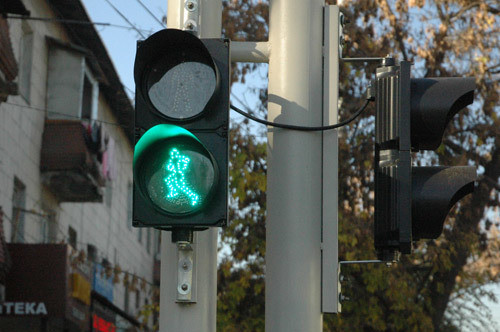 Светофор на Чуй-Фучика, 2012 год