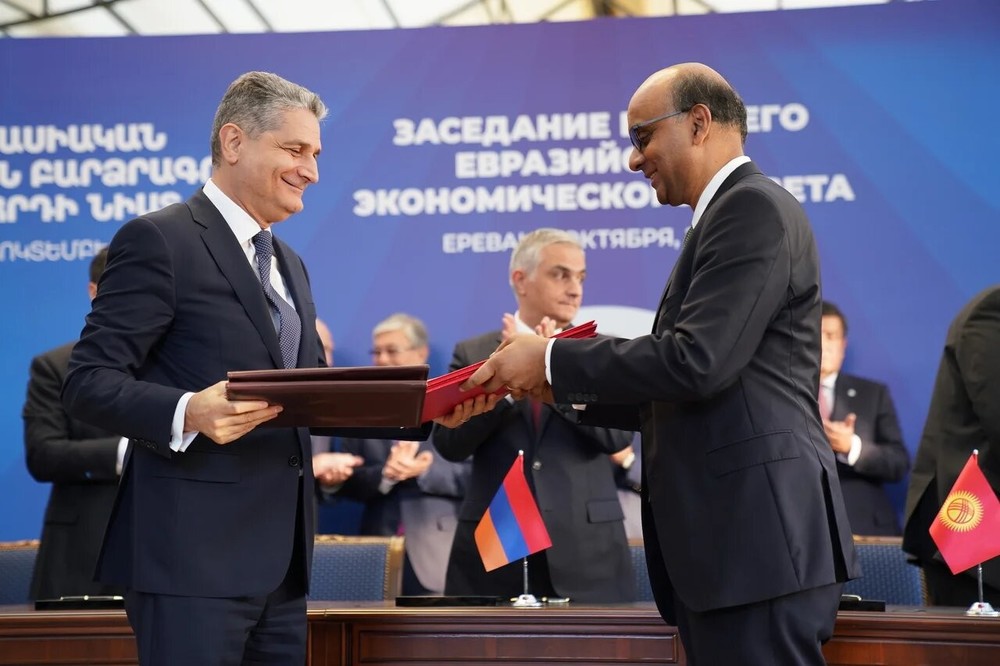 Подписание соглашения между ЕАЭС и Сингапуром