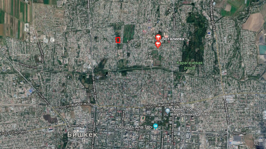 Кызыл төрт чарчы — митинг өткөрүүгө уруксат берилген жер