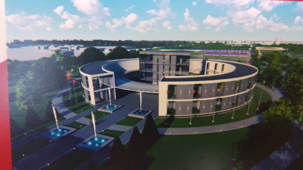 Футбол борборунун эскизи