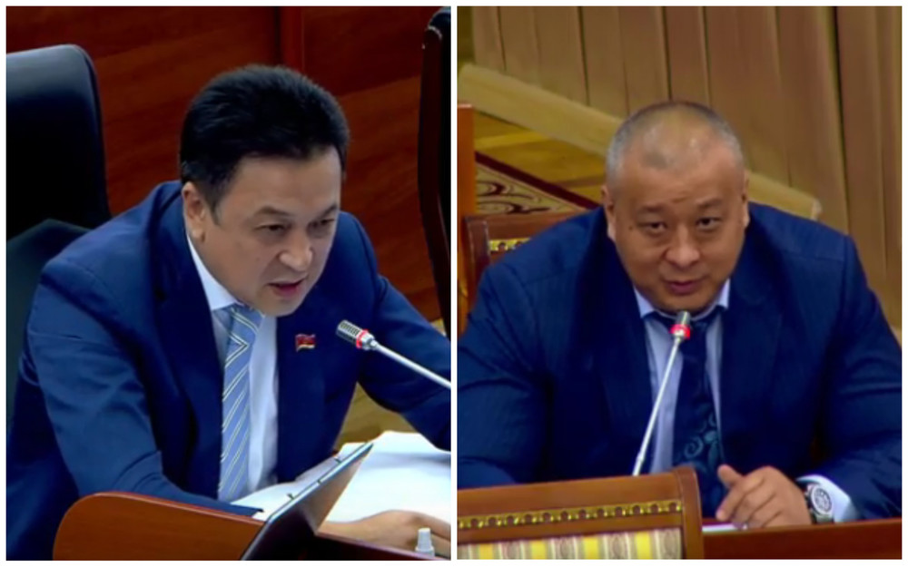 Слева-направо: А.Карашев, С.Абдылдаев.