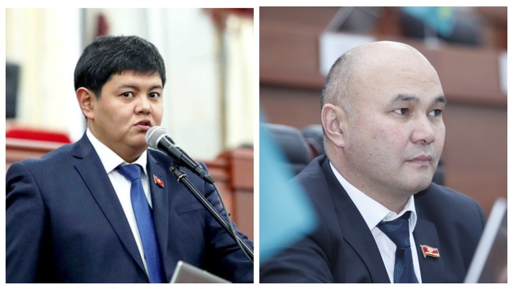 Слева направо: Алтынбек Жунус уулу и Данияр Толонов