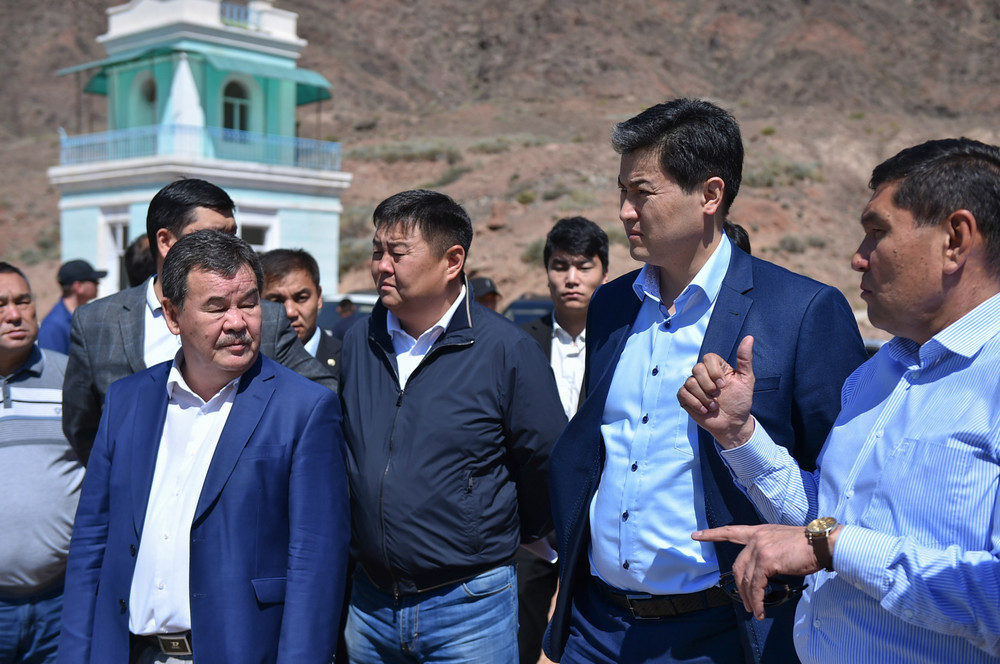 Улукбек Марипов на Орто-Токойском водохранилище