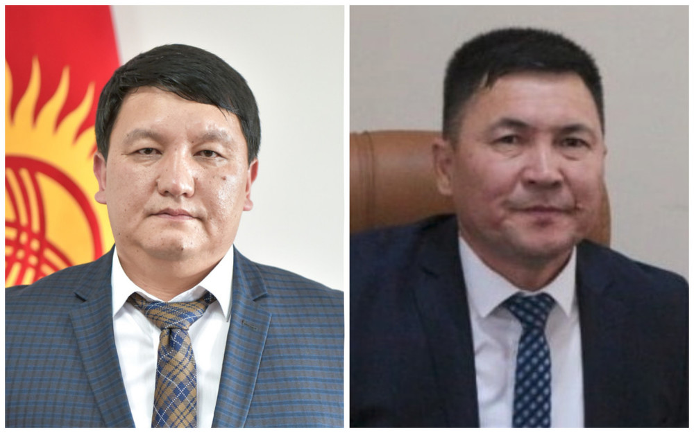 Слева-направо: Б.Карамшаков, М.Эшкожоев.