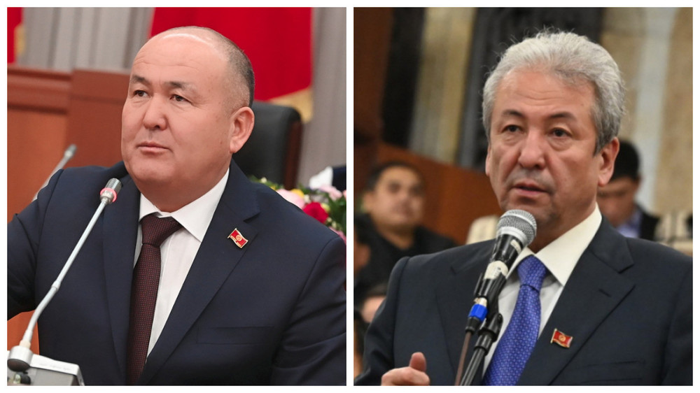 Слева-направо: Ж.Токторбаев, А.Мадумаров