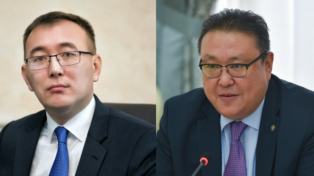 (слева-направо) Толкунбек Абдыгулов, Алмаз Исанов