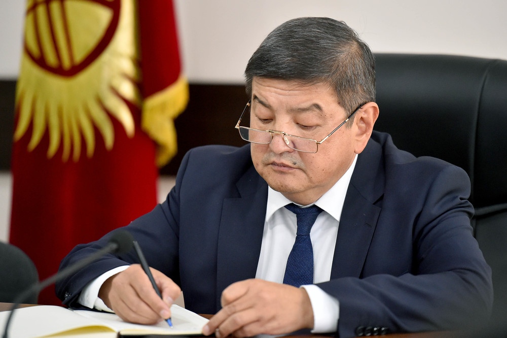 Председатель Кабинета министров Акылбек Жапаров