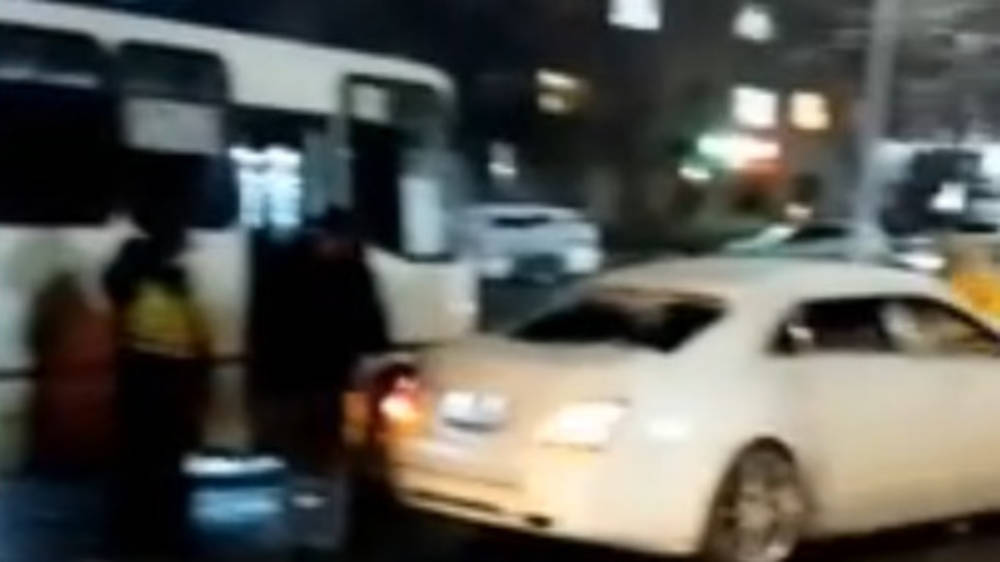 ДТП с участием четырех машин. Видео