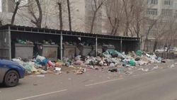 В 6 мкр образовалась свалка. Фото