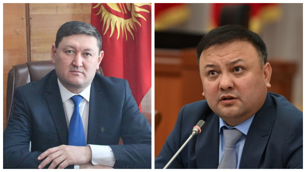 Ы.Бариев (сол жакта), Т.Тиллаев (оң жакта)