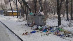 Горожанин жалуется на мусор на ул.Махатмы Ганди. Фото