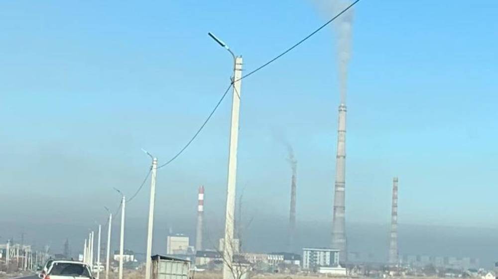 ТЭЦ Бишкека утром 15 декабря