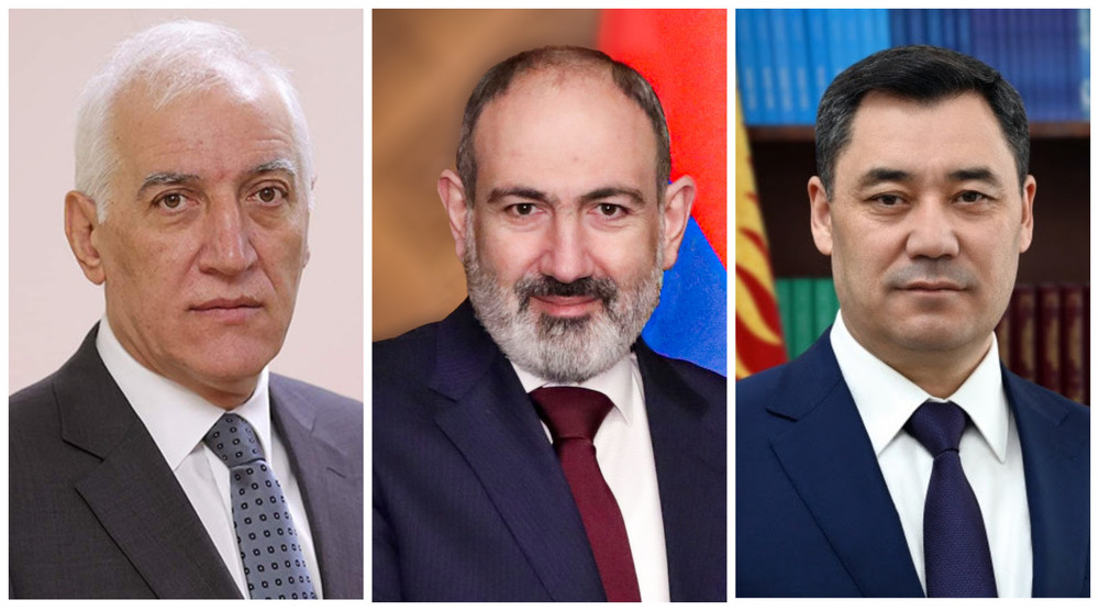 Ваагн Хачатурян, Никол Пашинян и Садыр Жапаров