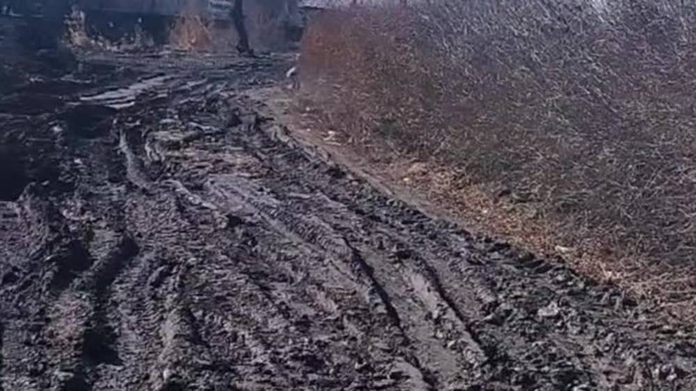 Дорогу вдоль БЧК разбили. Видео горожанки