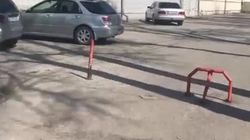 На Горького установили ограничители парковки. Законно ли? Видео горожанина