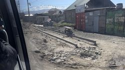 Когда доделают тротуар по Иманалиева? Фото жителя