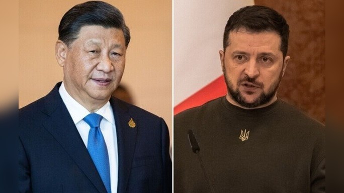 Си Цзиньпин, Владимир Зеленский