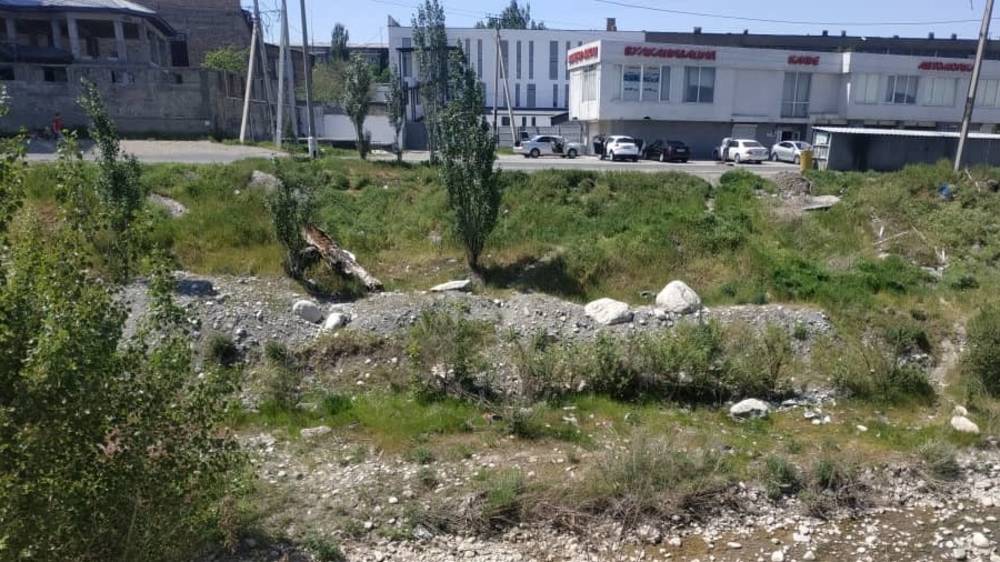 Мусор в русле реки Аламедин. Видео и фото горожанина