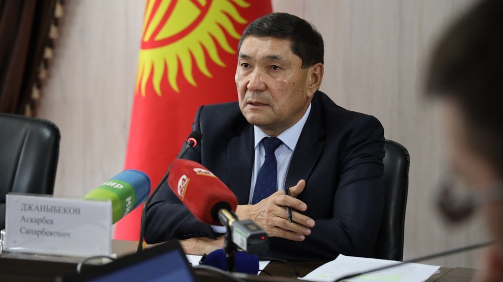 Министр сельского хозяйства Аскарбек Джаныбеков