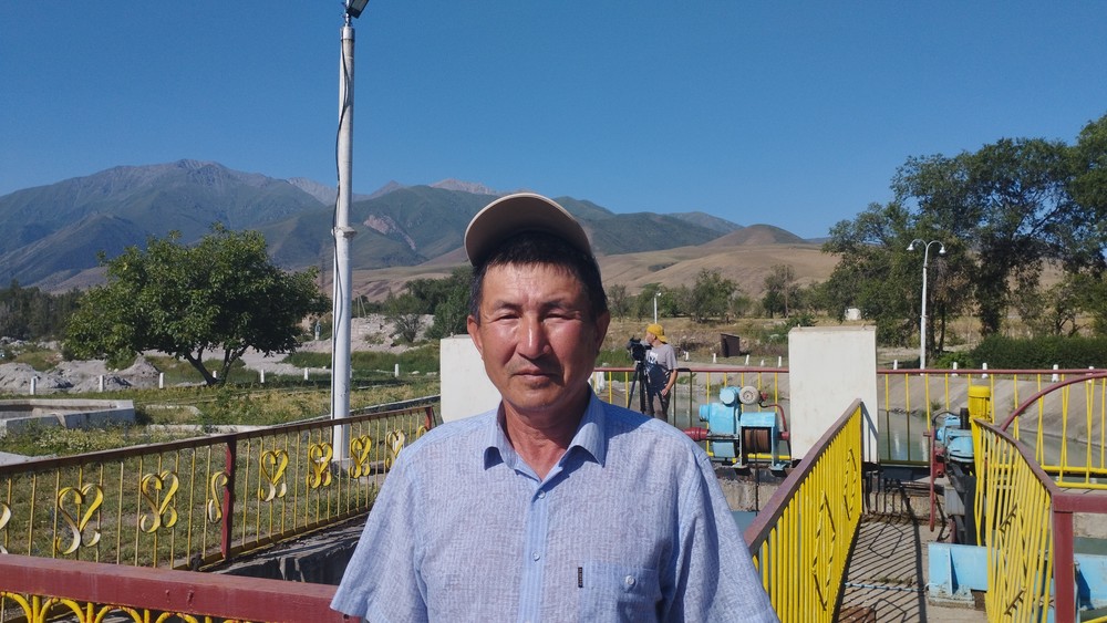Начальник гидроучастка Туш Чуйского водхоза Үсөнкан Омуралиев