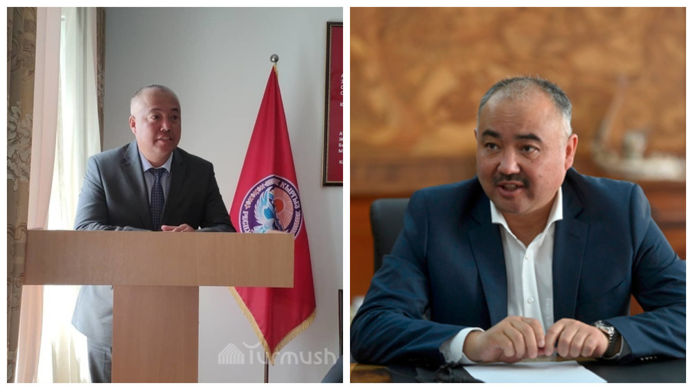 Жыргалбек (сол жакта) жана Нурланбек Шакиевдер