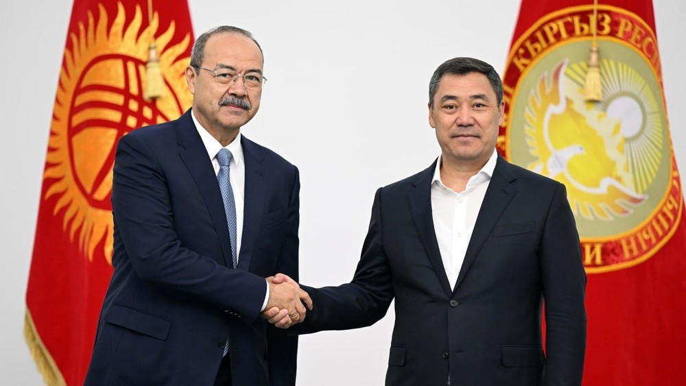 Премьер-министр Узбекистана Абдулла Арипов и президент Садыр Жапаров