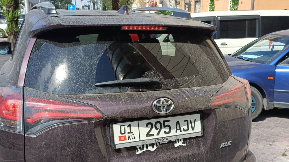 Водитель «Тойоты RAV4» проехал по тротуару и припарковался, перекрыв его. Фото горожанина
