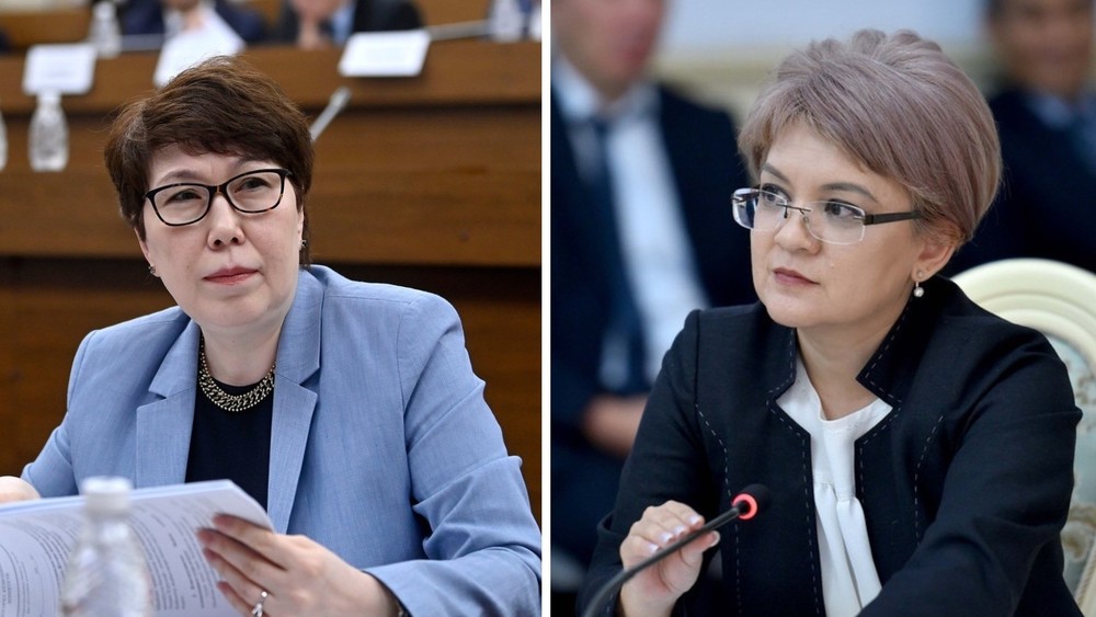 Гуля Кожокулова и Нурия Кутнаева.