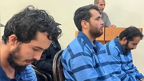 Обвиняемые по делу нападения на Шахчарог. Крайний слева - Рахматулло Наврузов