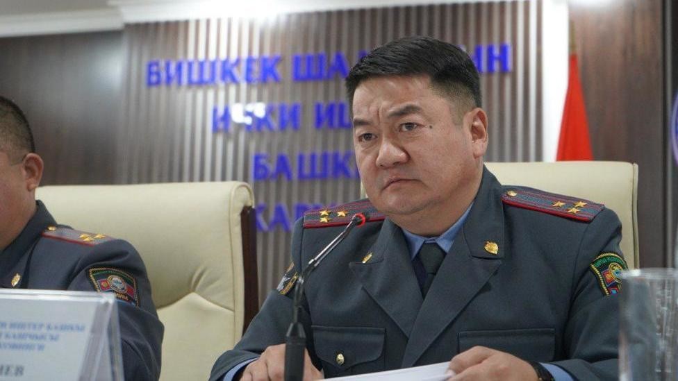 Глава ГУВД Бишкека Азамат Токтоналиев