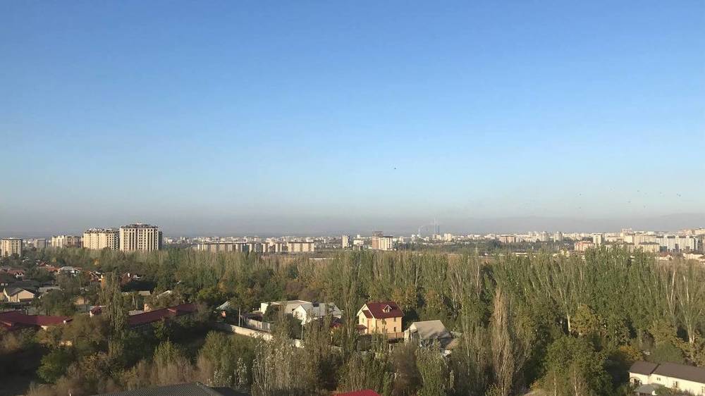 Смог над Бишкеком. Фото горожанина